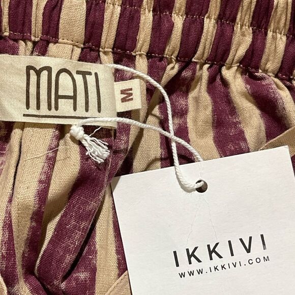 Ikkivi Mati Striped Black and Red Pants Set - Picture 5 of 5